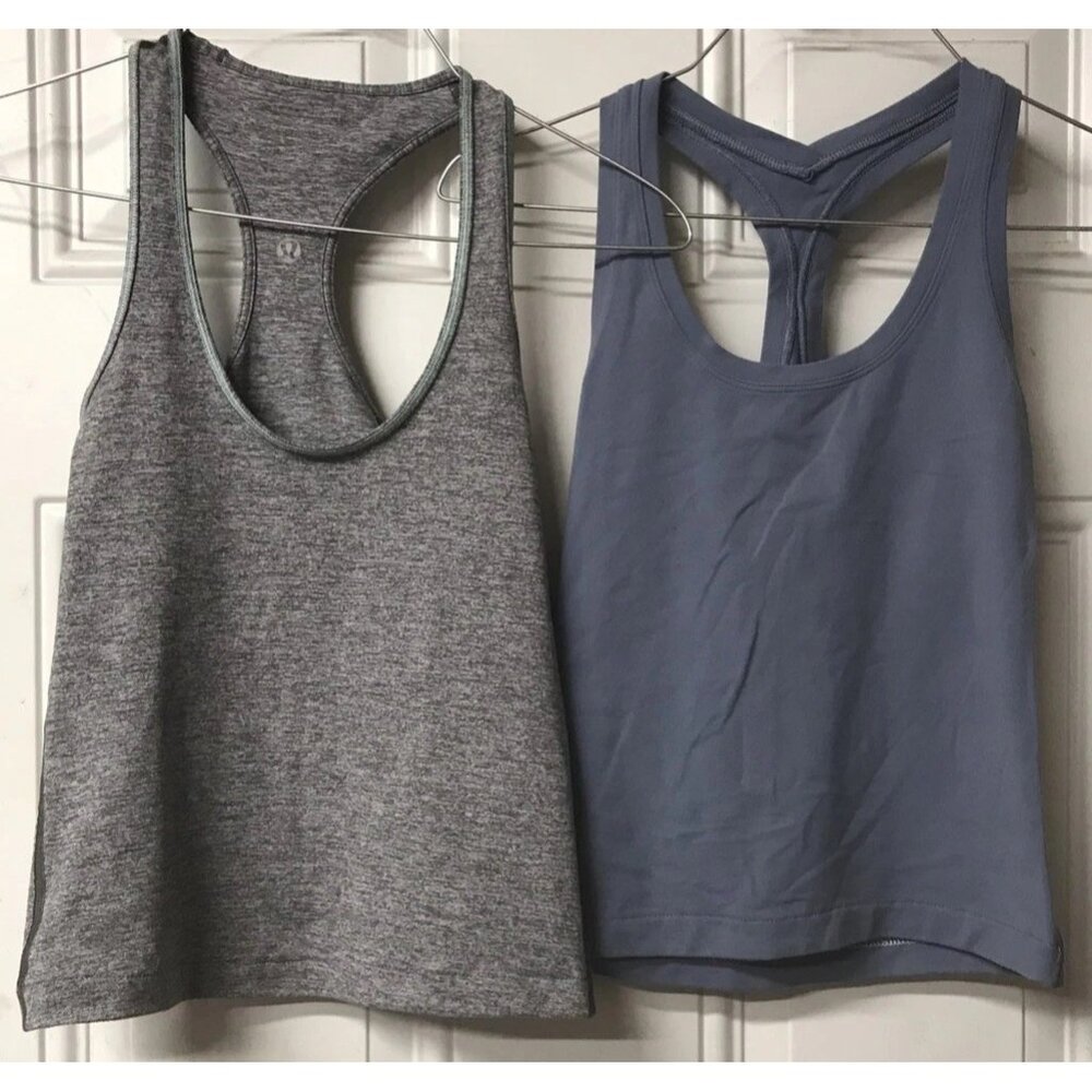 EUC Lululemon Tank Top Set of 2 Womens Size 2